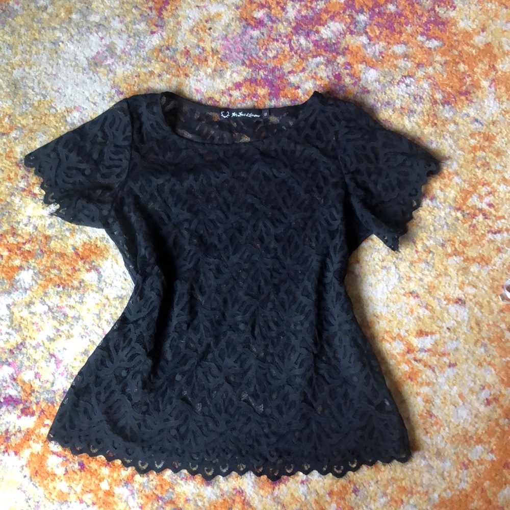 For Love and Lemons lace shirt